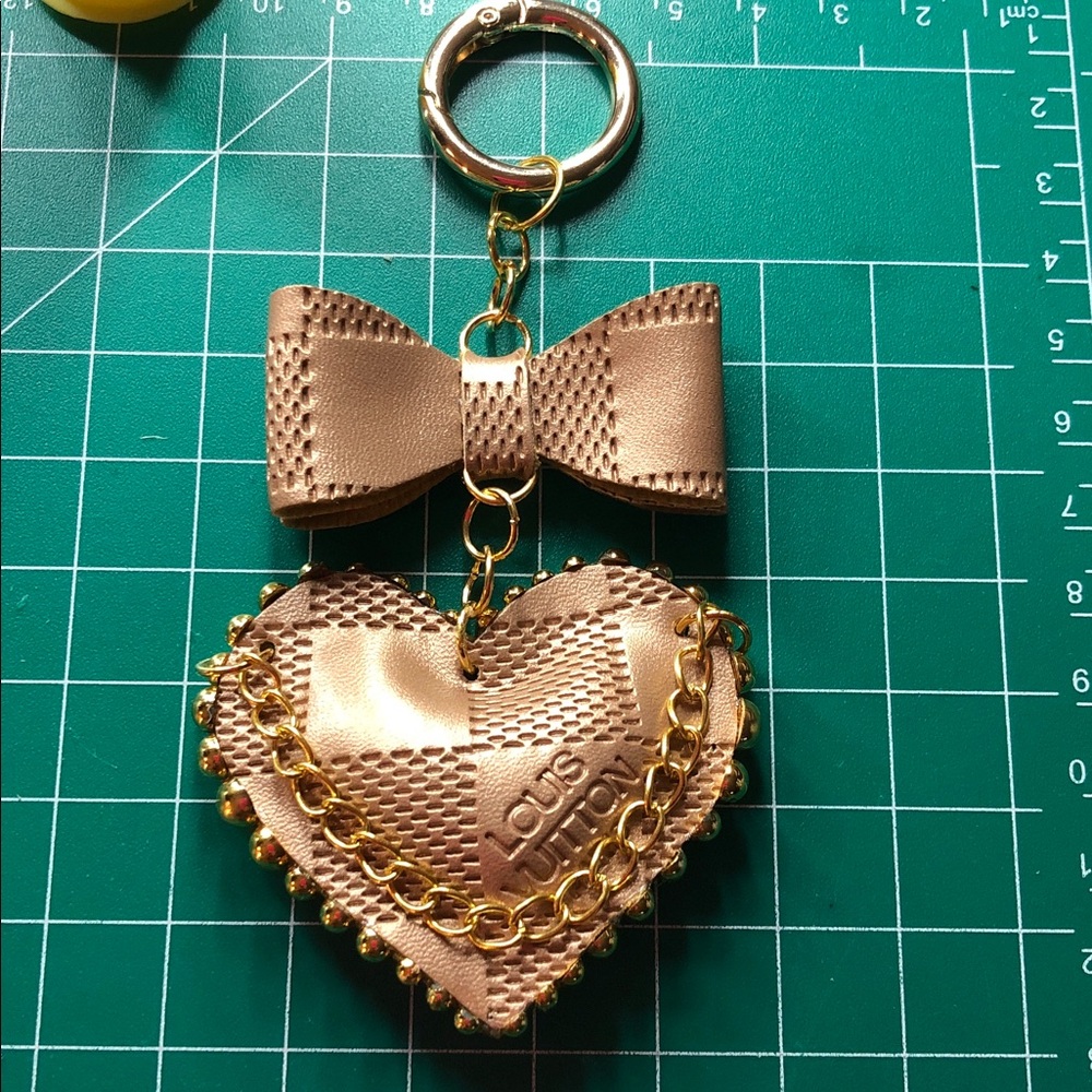Heart Keychain/ Handbag Decor